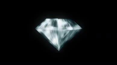 原创钻石唯美旋转透明通道视频的预览图